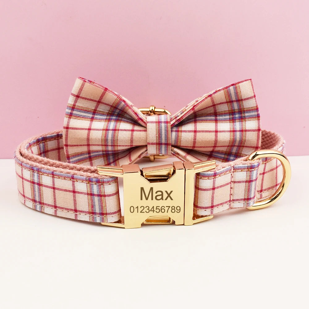 "Les Carreaux" collier à personnaliser