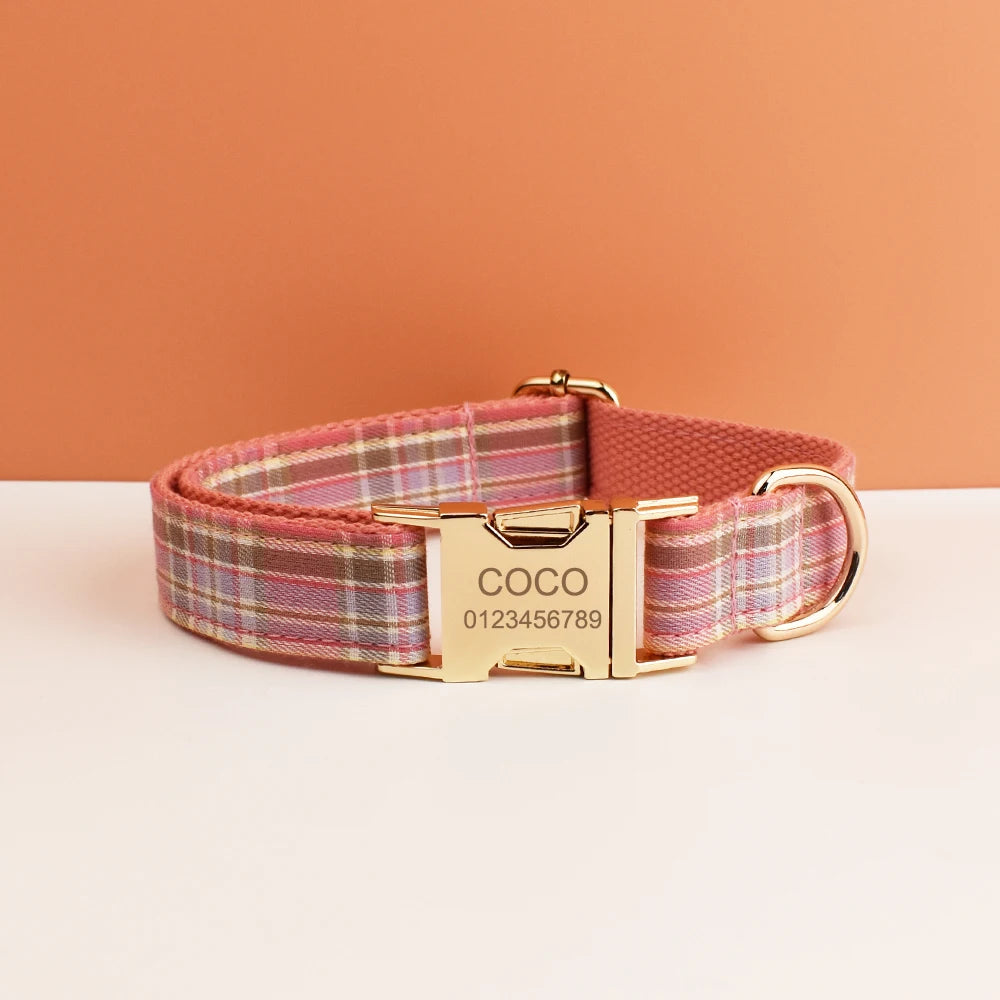 "Les Carreaux" collier à personnaliser