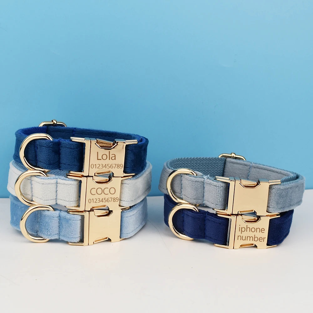 "Les nuances de bleu" - Collier à personnaliser