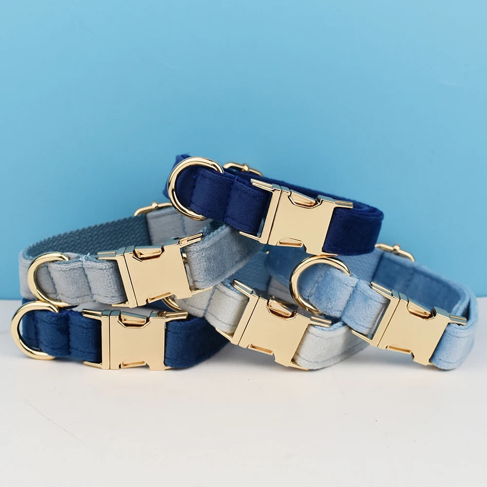 "Les nuances de bleu" - Collier à personnaliser