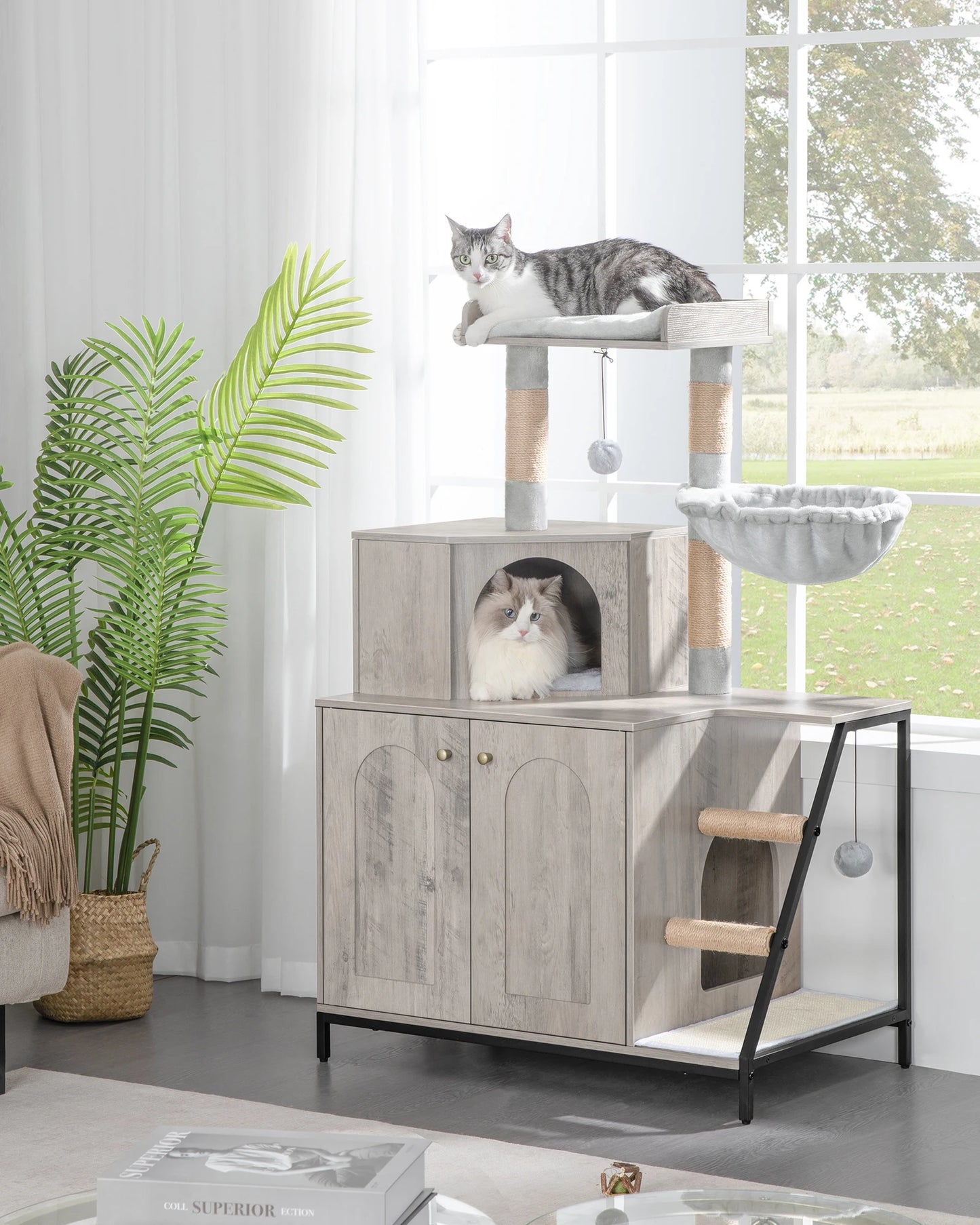 Cache litière et arbre à chat : Le Refuge du Petit Prince